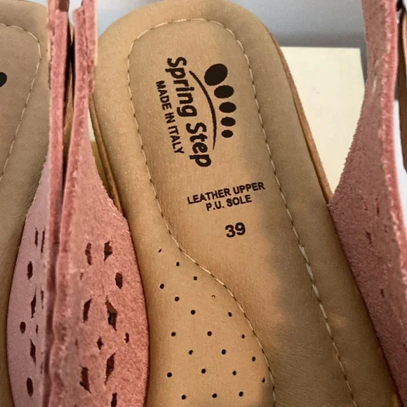 Spring Step Sandal Pink Size 8-1/2 New in the Box - Picture 4 of 11